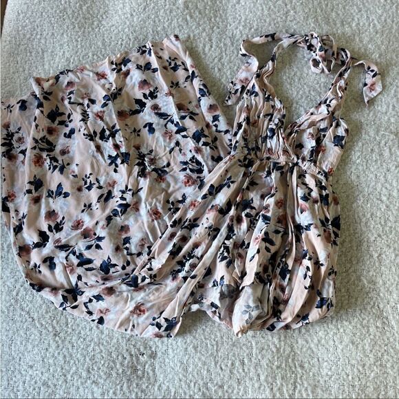 Band of gypsies pink halter romper maxi xs - Picture 2 of 9